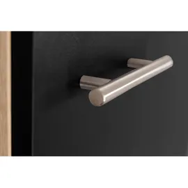 Respekta Merle Hängeschrank Elektrokochfeld links schwarz