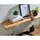 Wohnling Wandregal 100 x 4 x 26 cm Braun