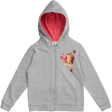 Paw Patrol Sweatjacke Kapuzenpullover mit Reißverschluss Hoodie Grau | Gr.: 110/116
