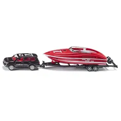 Toyata Landcruiser mit Motorboot