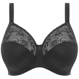 Elomi Morgan Damen BH mit Bügel, Stretch, Spitze, schwarz, 80H - 80H