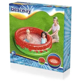 BESTWAY Strawberry Aufblasbarer Pool - Red - 168 x 38 cm