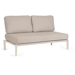 Gartenmodulsofa Gerald aus Aluminium Einzel-Element, Pelikan