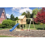 Akubi Spielhaus Frieda Set B mit Rutsche blau 91180