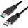 Logilink USB 3.2 Gen1 USB-A Stecker, USB-A Stecker Schwarz CU0038