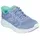 SKECHERS Go Walk Now Damen Blau/Grün 43