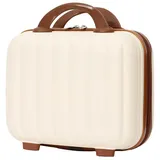 Vobumix Make-up-reiseetui, Kosmetikkoffer, Kürbis-Kosmetikkoffer, Tragbar, Hartschale, Kosmetik-Organizer, Tasche, Koffer, Mini-Geschenk-aufbewahrungskoffer