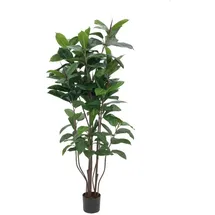 Europalms Gummibaum, Kunstpflanze,150cm
