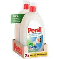 Persil Waschmittel Ultra Konzentrat, Gel, Sensitive, 2,6 Liter, Waschladungen), 130