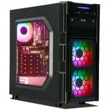 ANKERMANN-PC Business Office Game Gaming-PC (Intel Core i7 8700, GeForce RTX 2060, 16 GB RAM, 1000 GB SSD, Luftkühlung) schwarz