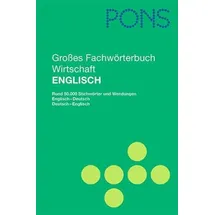 Pons Großes Fachwörterbuch Wirtschaft. Englisch - Deutsch / Deutsch - Englisch, Fachbücher von Sigrid Collin Janssen