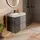 Hansgrohe Xilesa E Waschtischunterschrank 2 Schubkästen, Schiefergrau matt