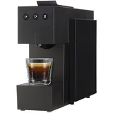 K-fee SQUARE Kapselmaschine für Kaffee, Tee & Kakao | kompakte Kaffeemaschine | schnelles Aufheizen | 0,8 L Wassertank | 19 Bar | Piano Black