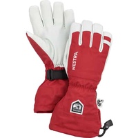 Hestra Army Leather Heli Ski Handschuhe Herren Skihandschuhe (Rot 7 D) Alpinhandschuhe