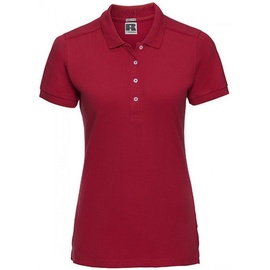 RUSSELL Ladies Stretch Polo Classic Red - Größe XL