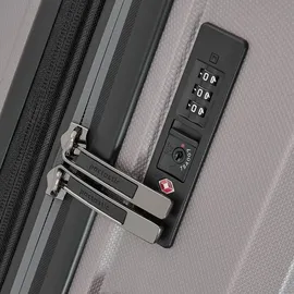 pactastic Collection 01 4-Rollen Cabin 67 cm / 71 l grau/coffee metallic taupe