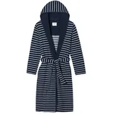 SCHIESSER Bademantel Feather Terry Blau S