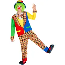 Tectake tectake® Herrenkostüm Clown Alfredo