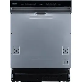 KOENIC KDW 6031-1 C BI Einbau-Geschirrspüler (teilintegrierbar, 595 mm breit, Schwarz)