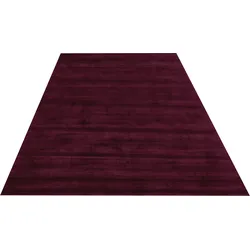 Teppich »Shirley, handgewebter Viskose-Teppich, farblich changierend«, rechteckig, 12 mm Höhe, Handweb Teppiche, Wohnzimmer, Schlafzimmer, Esszimmer, 29202126-8 weinrot 12 mm