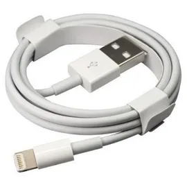 Apple Lightning auf USB Kabel Lightning Stecker auf USB Typ A Stecker 1.00 m weiß