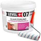 Hangato GmbH Level+ Haftgrund Quarzgrund Grundierung Putzhaftgrund Holz OSB 15KG + Farbroller L+07