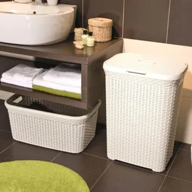 Curver Wäschekorb Rattan 45L