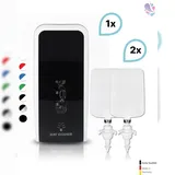 Blanc HYGIENIC SET: SENSOR Spender für Toilettensitzreinigung Cosmos versch. Farben+2x 1-Liter Toilettensitzreinigungsschaum - PRODUKTSET