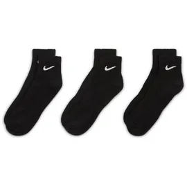 Nike Everyday Lightweight Trainings-Knöchelsocken Black/White 42-46