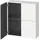 Duravit L-Cube Halbhochschrank 70 x 80 x 24,3 cm Weiß