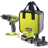 Ryobi R18DD7-220S Akku-Bohrschrauber inkl. Tasche + 2 Akkus 2.0Ah (5133004533)