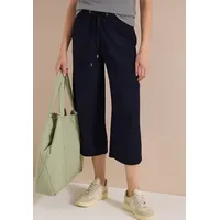 CECIL 3/4-Hose High Waist blau XXL