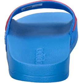 adidas Shower Adilette Kinder Lucid Ray Blue / Semi Lucid Red / Off White 32
