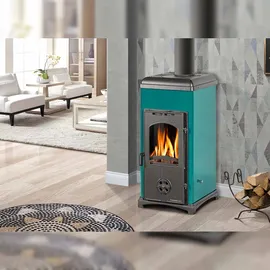 hosseven Kaminofen 9005 Stahl Weiß