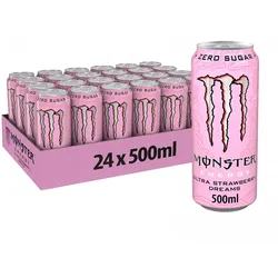 Monster Energy Ultra Strawberry Dreams Zero Sugar 24 x 500ml