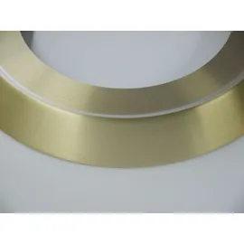 Niermann Standby Niermann Deckenleuchte Opal matt, Dekorring Messing matt, LED 8W Deckenleuchte