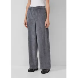 s.Oliver Cordhose Wide Leg Grau 38