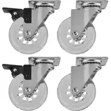 SOTech SET Möbelrolle SWIFT transparent Ø 75