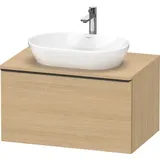 Duravit Waschtischunterschrank wandhängend „D-Neo“ 80 × 45,9 × 55 cm in Eiche Natur