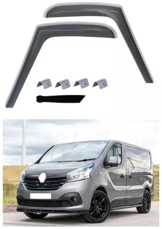 Set aus 2 Windabweisern für Renault TRAFIC X82, Opel VIVARO X82, Fiat TALENTO, Nissan NV300