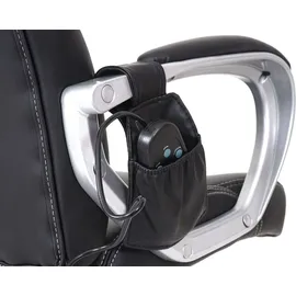 MCW Massage-Bürostuhl MCW-A69 Kunstleder Schwarz