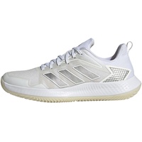 adidas Defiant Speed Clay Tennis Shoes-Low (Non Football), Cloud White/Silver Metallic/Grey One, 36