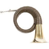 Roy Benson Fürst Pless-Horn HH-101 (Premium Messing Schallstück, 120mm Schallbecher Design, Neusilberkranz, exklusiver Stimmzug, elegante grüne Kunstlederumwicklung, inkl. Nylon Tasche)