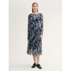 Tom Tailor Printed Mesh Langarm-midikleid Organic Shapes Design 44