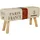 KADIMA DESIGN Turnbock Sitzbank 91 x 51 x 30 cm braun / braun