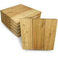 deluke Holzfliese Lärchenholz Braun 43 x 43 cm 4,5 St.