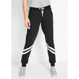 bonprix Sweathose Loose Fit Schwarz 52/54