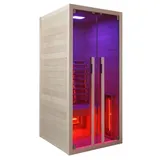 Sano Infrarotsauna RUBY 1 Infrarotkabine 1 Person 4 Strahler 1550W Sauna