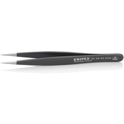 KNIPEX ESD Universalpinzetten, Präzisions-Pinzette Spitze/Nadelspitze Form