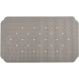 Spirella Duschmatte Ruby Badematte Duscheinlage antibakteriell rutschfest mit Saugnäpfen-Taupe-ca. 53 x 53 cm-Naturkautschuk, Brown